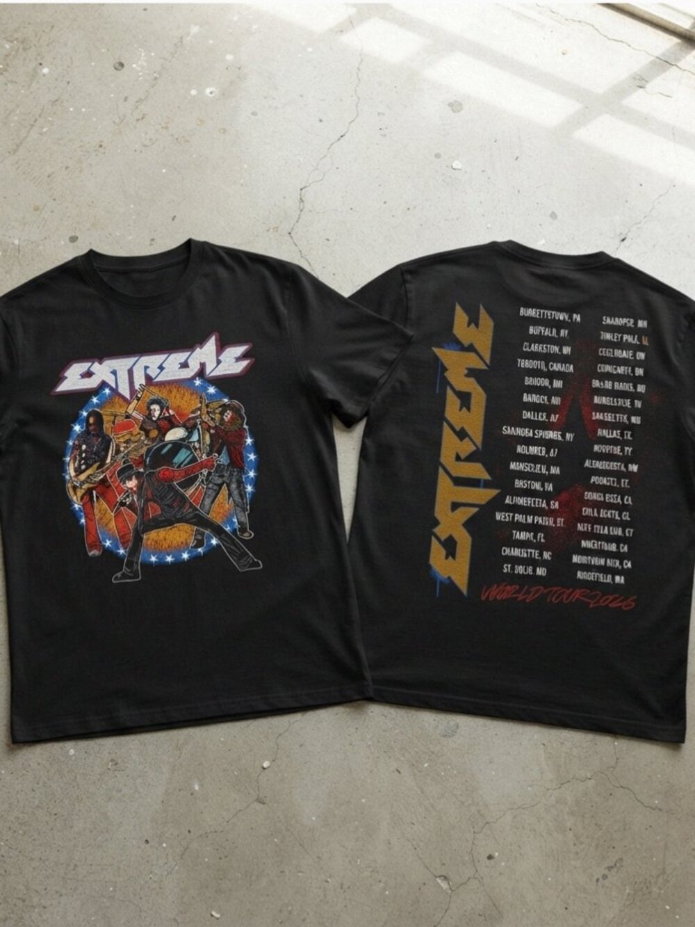 Extreme World Tour 2026 Band Graphic T-Shirt
